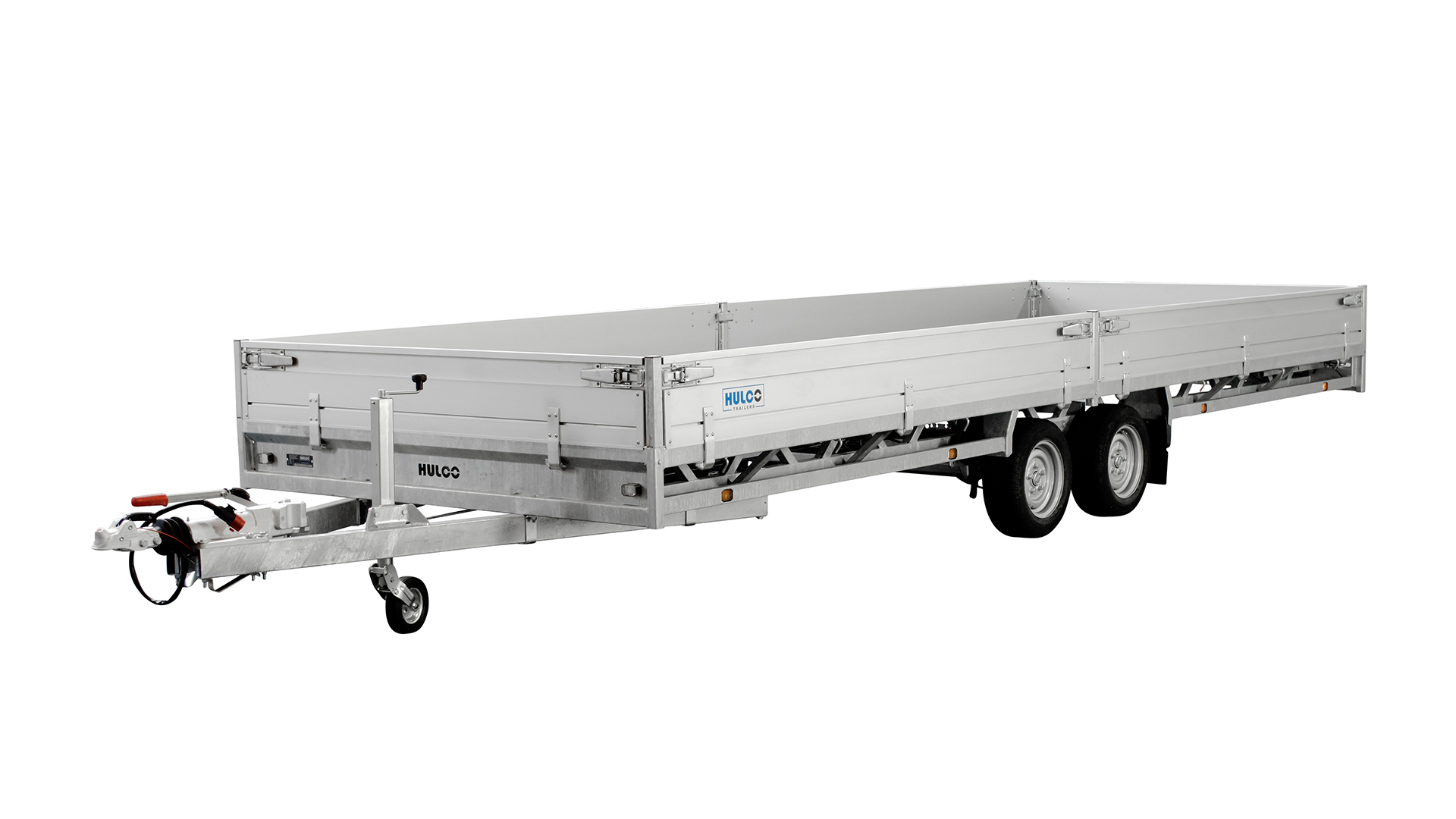 Hulco PKW Anhänger Hochlader Alu MEDAX-2, 2600 kg, Ladefläche 5,02 x 2,03 m