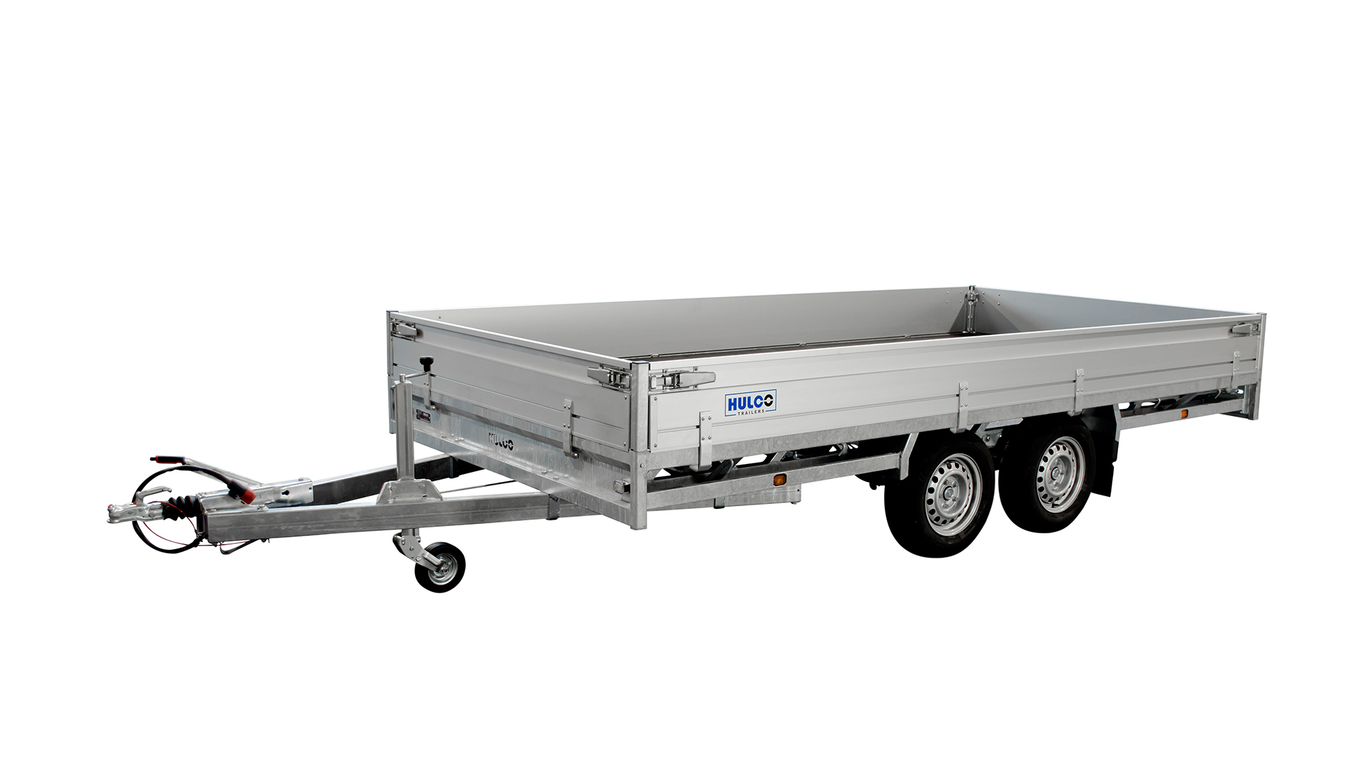 Hulco PKW Anhänger Hochlader Alu MEDAX-2, 3000 kg, Ladefläche 4,05 x 2,23 m