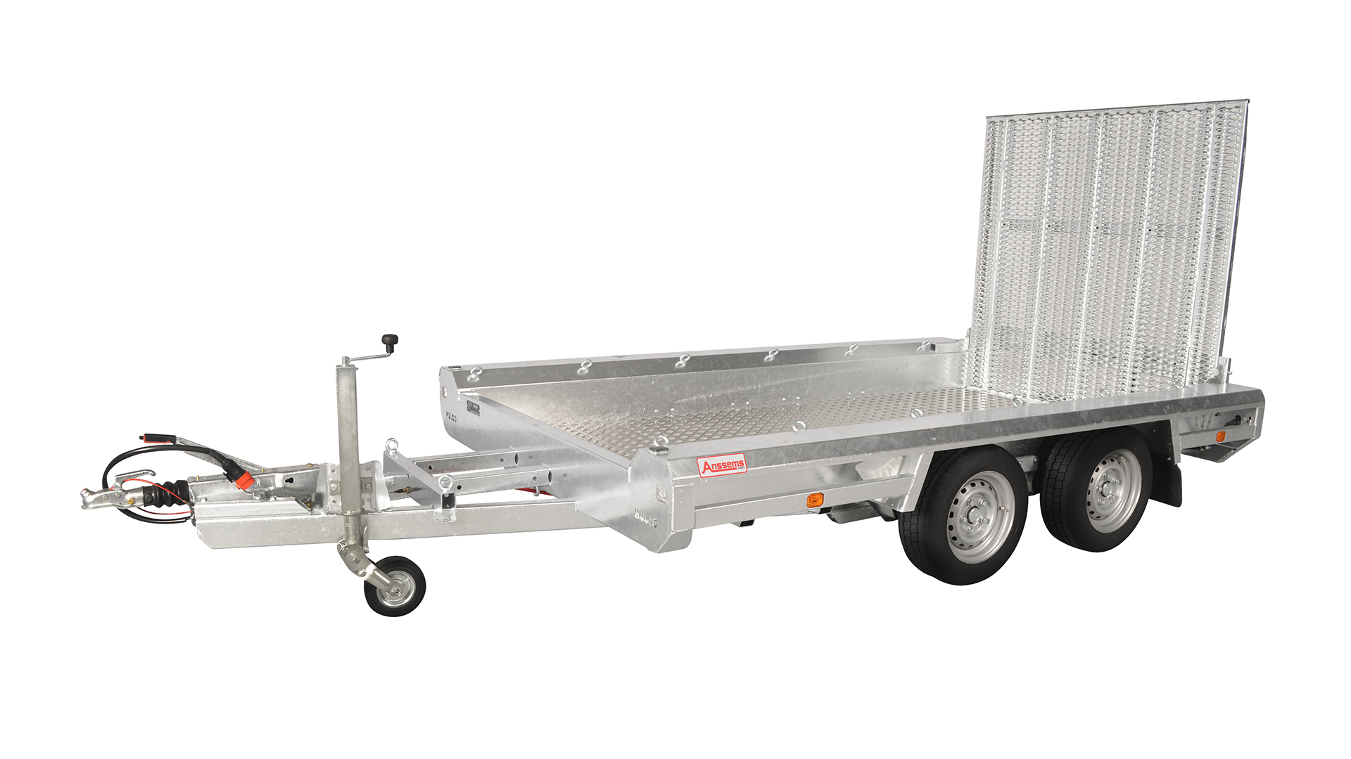 Hulco PKW Anhänger Maschinentransporter TERRAX 3000 kg, Ladefläche 2,94 x 1,50 m - Klappe 150 cm