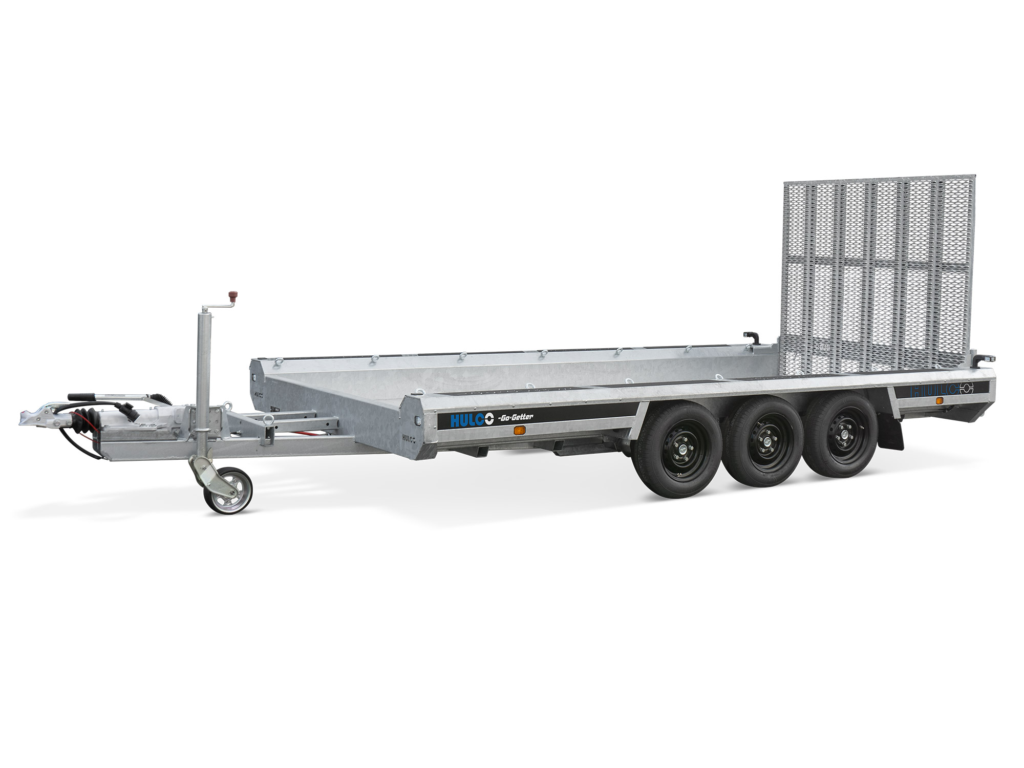 Hulco Maschinentransporter TERRAX-3 LK Go-Getter 3500 kg, Ladefläche 3,94 x 1,80 m - Klappe 150 cm (Tridem)