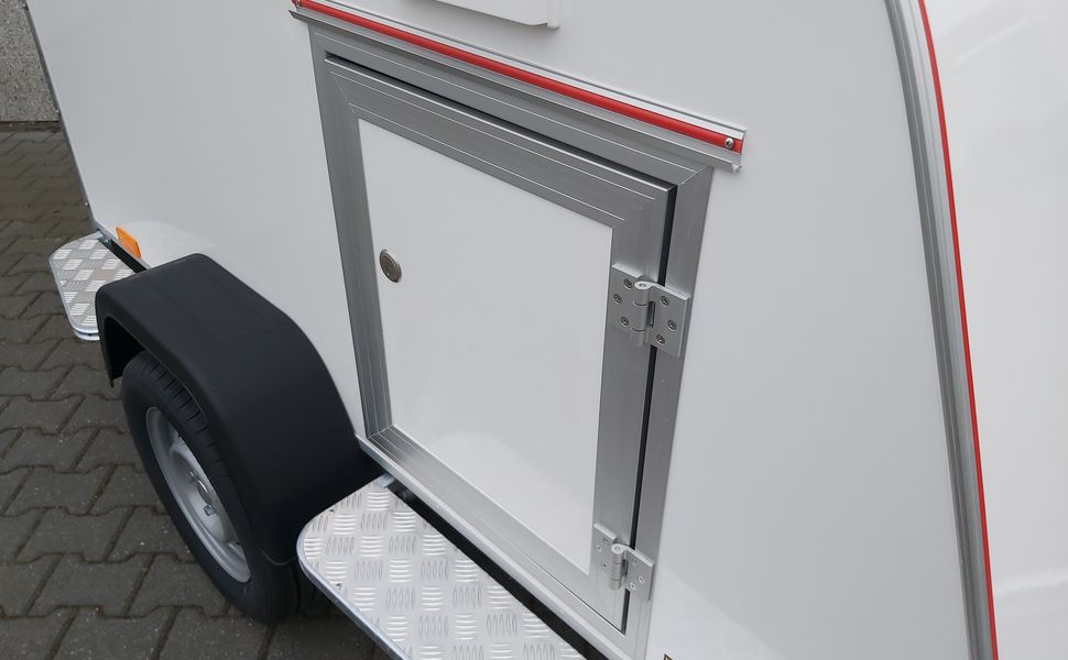 Kofferanhänger TF3 S Mini 205x110x90cm Reling Seitentür (XS) 100km/H 750kg – Image 5